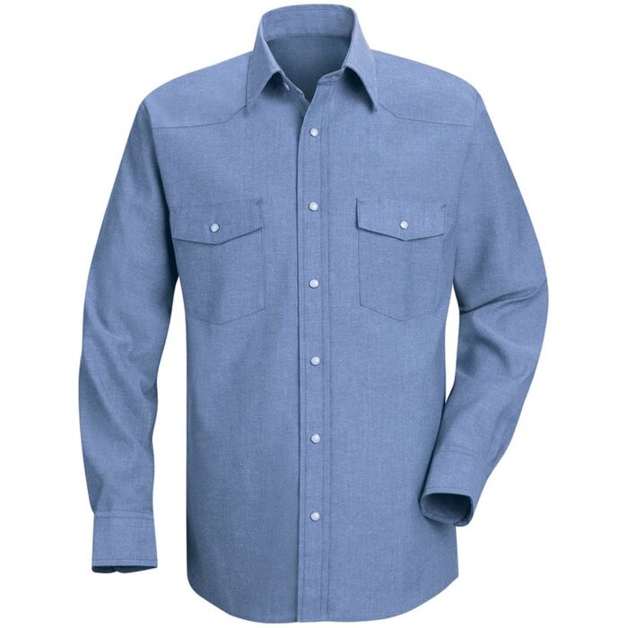 Men's Deluxe Western Style Long Sleeve Shirt Thumbnail
