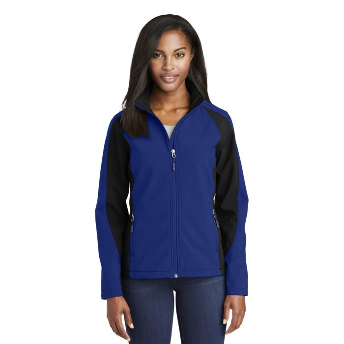 Ladies Colorblock Soft Shell Jacket Thumbnail